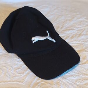Puma Black Hat with White Emblem